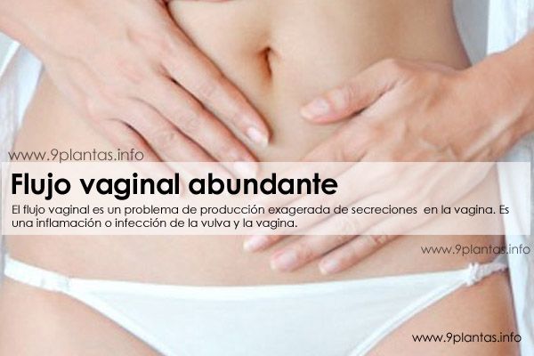 Flujo vaginal abundante