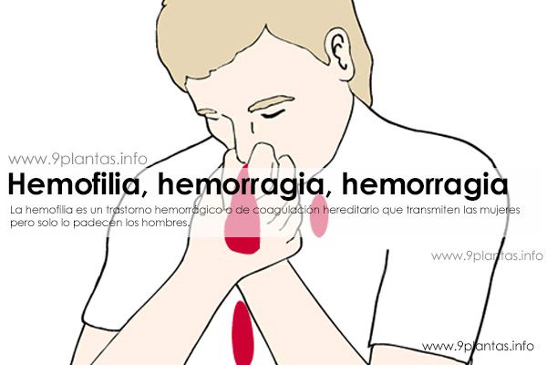 Hemofilia, hemorragia, hemorragia