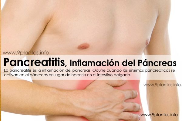 Pancreatitis, como desinflamar el pancreas