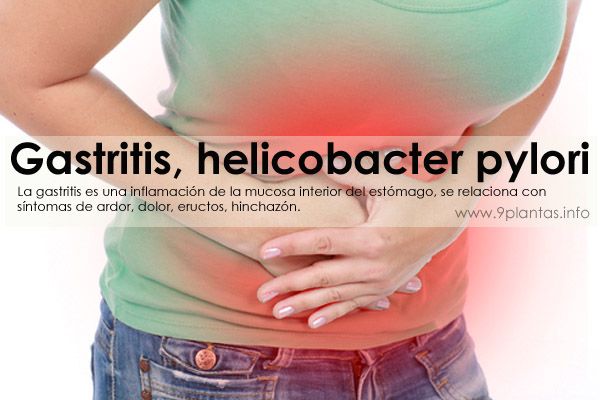 Gastritis, helicobacter pylori
